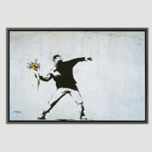 Rage The Flower Thrower Palestine by Banksy